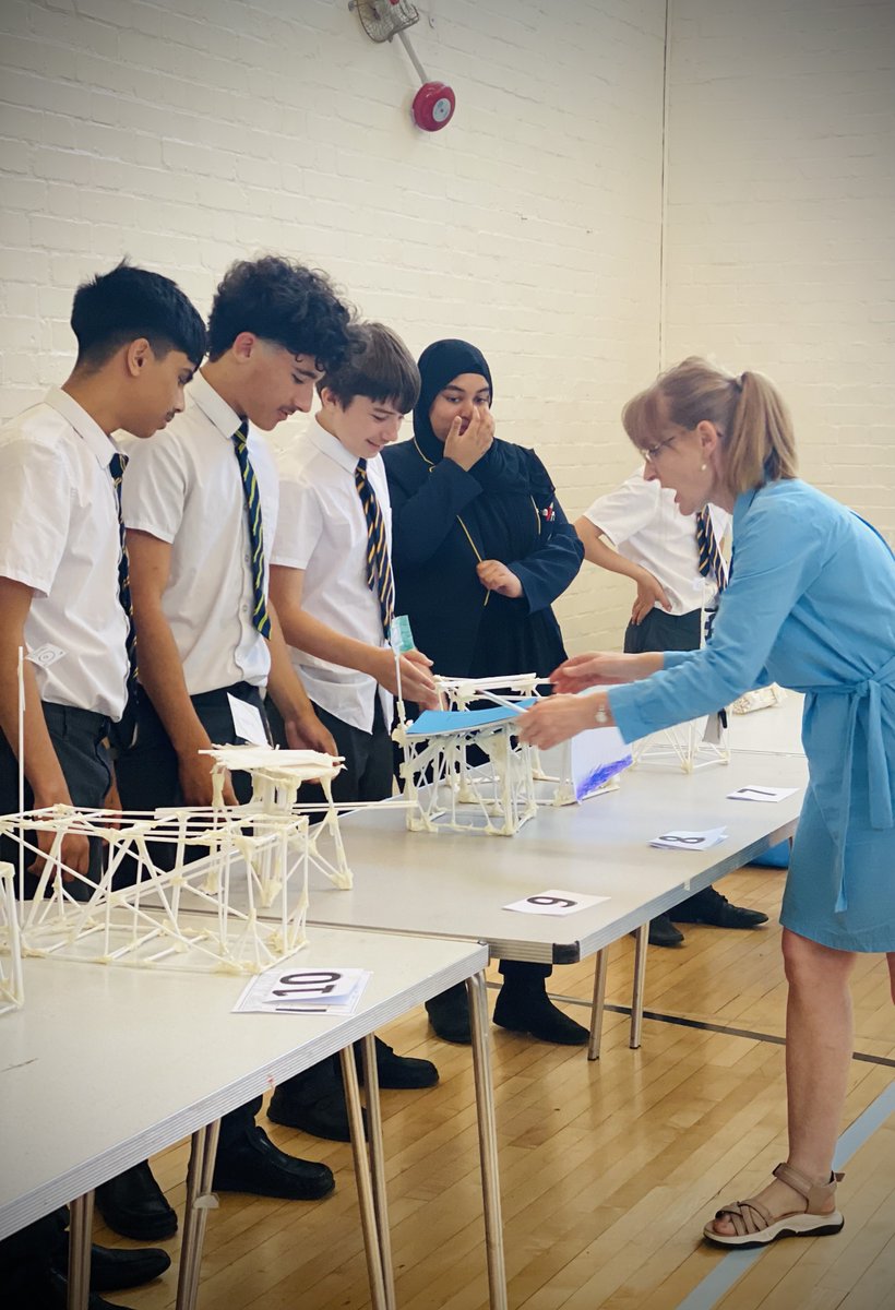 SRA_StAlbans's tweet image. * Maths Week *

This week, we have embraced Maths Week throughout the school.

Our Year 9 students rose to the challenge and created impressive structures which were tested to their limits!

#maths #mathsisfun #mathschallenges #mathsweek