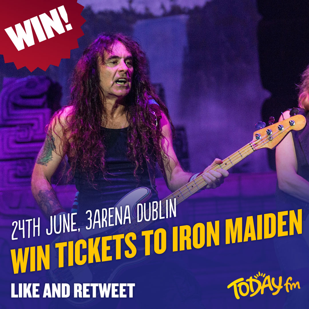 TodayFM's tweet image. 🎟 Want TWO tickets to see Iron Maiden LIVE in Dublin June 24th? 🎟

💛 Like
🔁 Retweet

You can also tune in to Today FM every single day for your chance to win some more incredible tickets as part of the #SummerOfMusicYouLove

T&amp;amp;Cs apply

⚠️ Must be collected from Today FM HQ