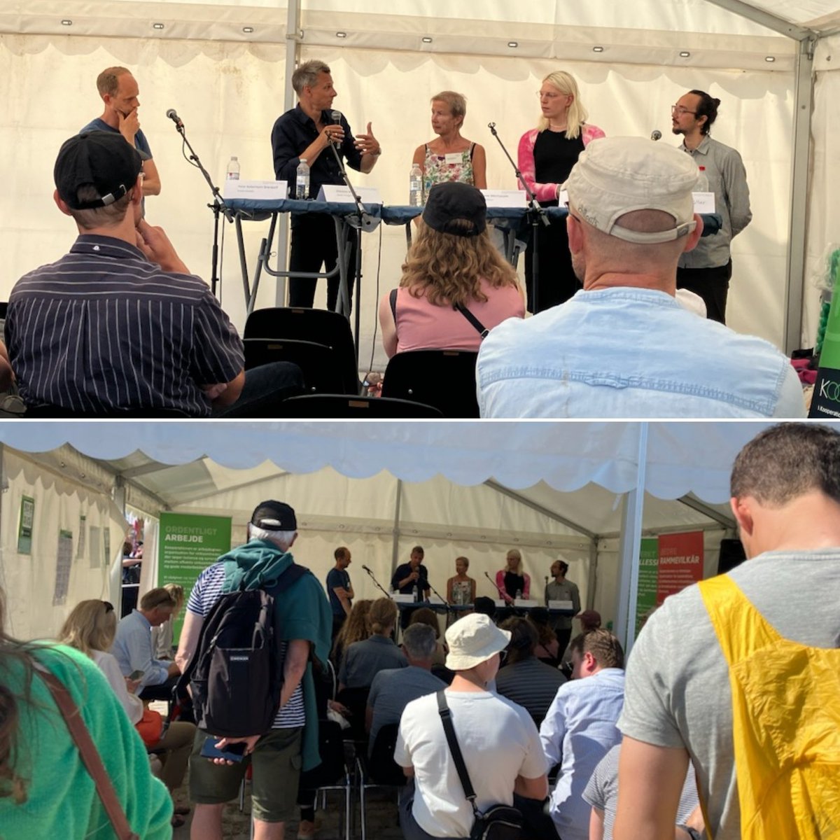 Høj, sol, god debat om fremtiden for demokratiske virksomheder og et fyldt telt! Så kan vi vidst ikke forlange så meget mere👏🏽🌞🙌🏽

#fmdk #kooperativer