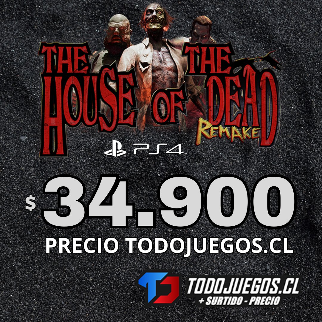 todojuegos_cl's tweet photo. PLAYSTATION 4
The House Of The Dead: Remake -Limidead Edition
Compralo en Todojuegos $34.900
Revisalo aca…
https://t.co/ZRd3TGyzuT
#HouseOfTheDead #ps4 #LimideadEdition
#todojuegos #Microids https://t.co/1hpMkQqOGW