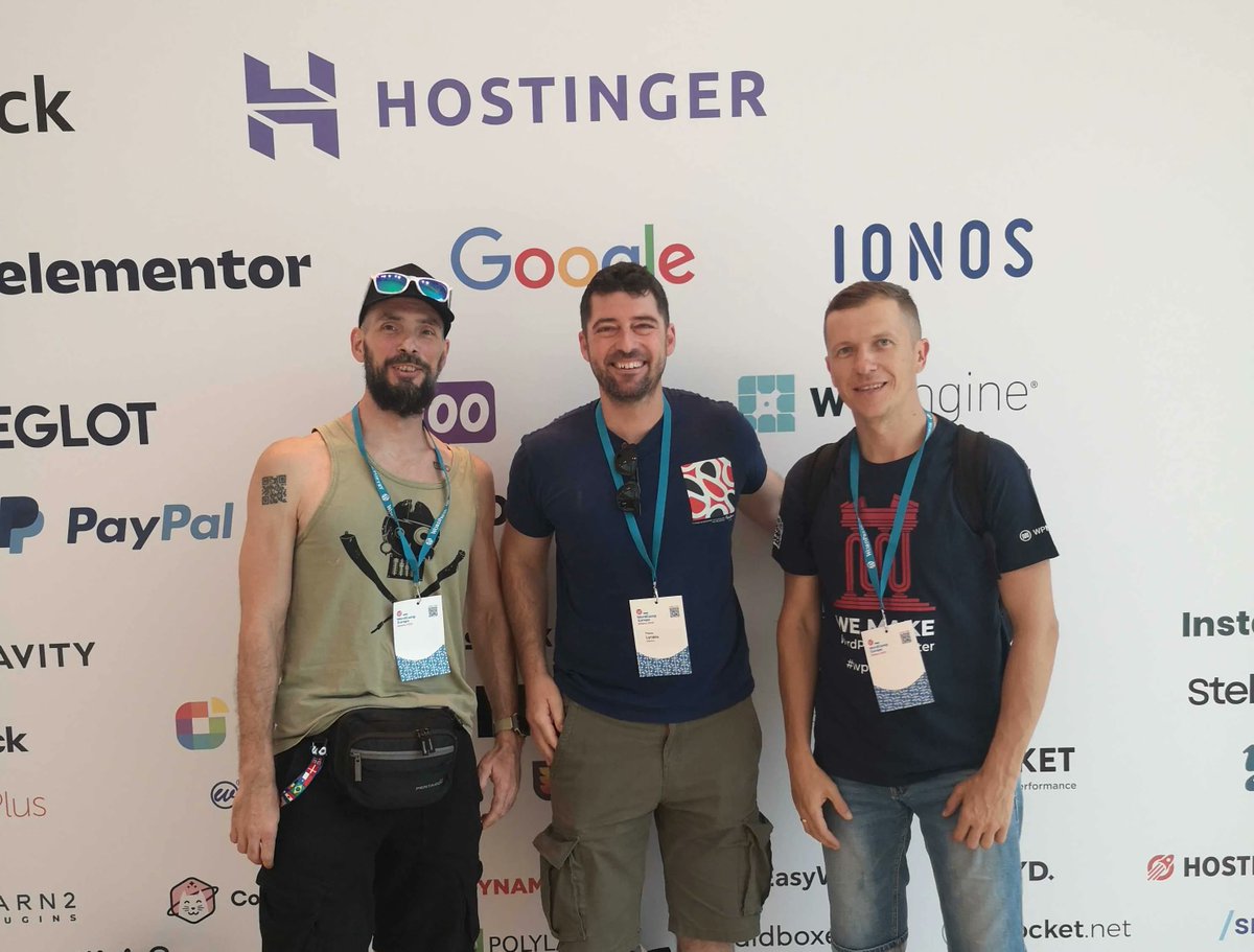 wpmudev's tweet photo. Our team had an amazing time at @WCEurope, and of course, exploring beautiful Greece. 😍 🇬🇷 

#WCEU #WCEU2023 #WordPress #WPMUDEVLife https://t.co/V6jAWnNhwh