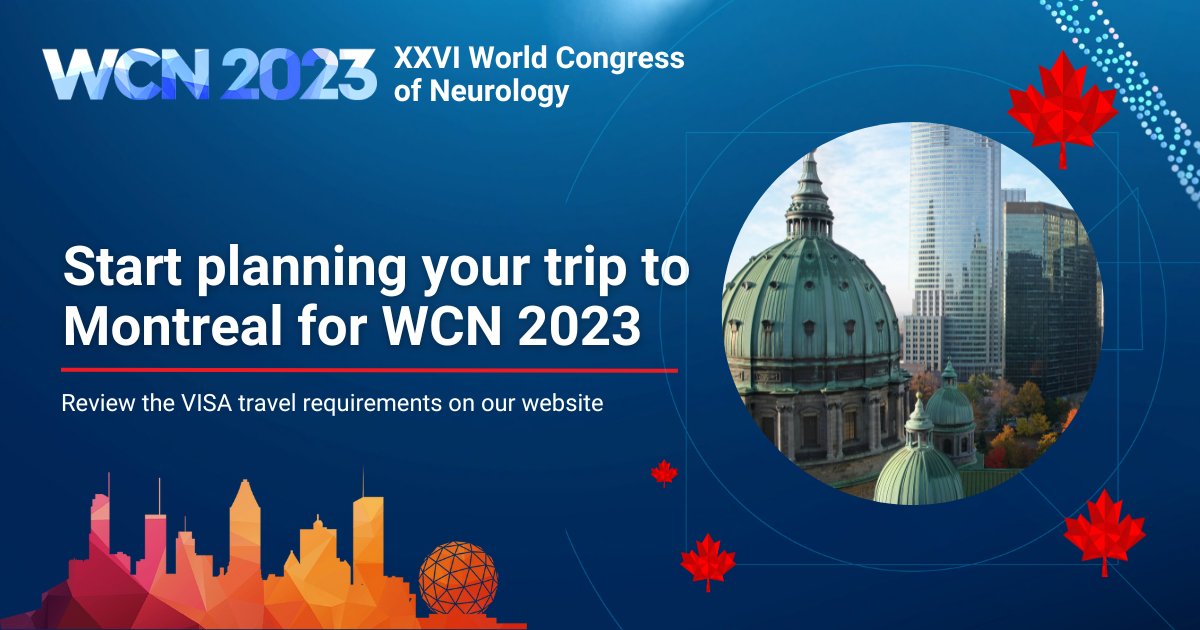 Have you started planning your trip to Montreal yet? 🧳
Remember that individuals from foreign countries who wish to enter Canada may require a visa. To ensure a smooth travel experience to #WCN2023, please review the visa requirements: bit.ly/3NzUumA

#VisitCanada