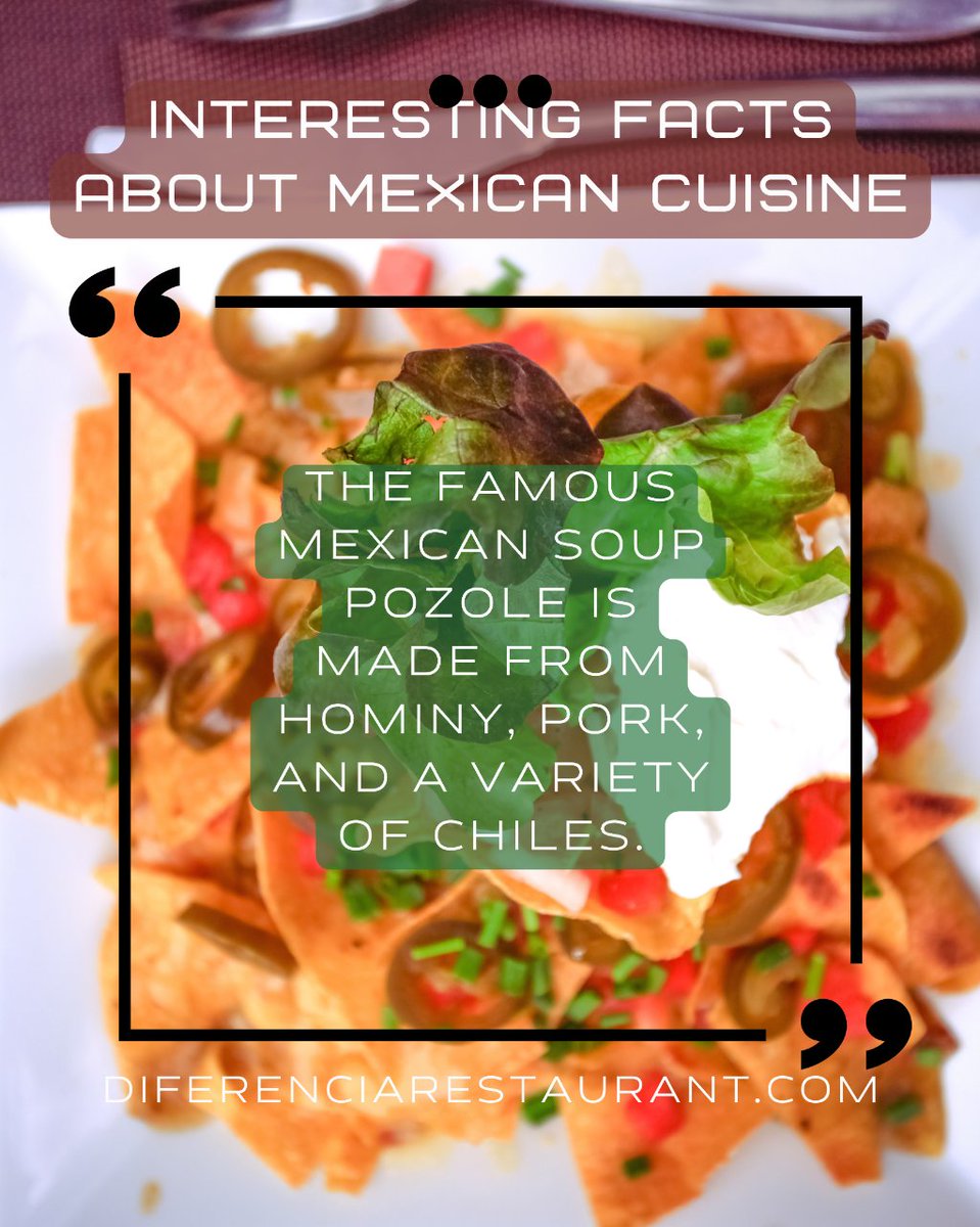 The famous Mexican soup pozole is made from hominy, pork, and a variety of chiles.
.
.
.
#ipn #chuerna #mexicanculture #oaxacalotienetodo #newbritain #ladiferenciact