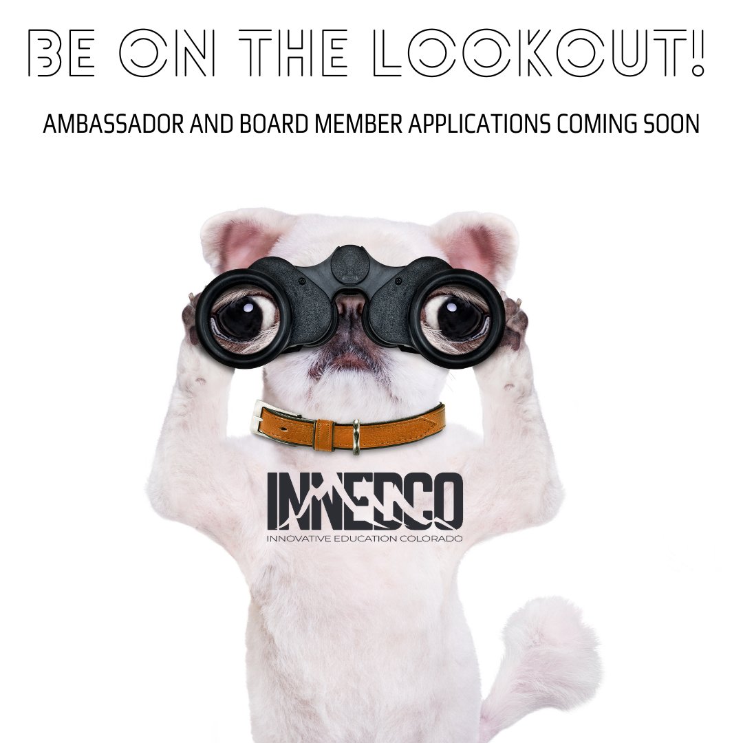 Liked what you saw at <a href="/InnEdCO/">InnEdCO</a> 2023? We'd love to have you on our team! Keep your eyeballs peeled for more information on how to apply for the Board or Ambassador program. #innedco2023 #edtech #edchat #k12 #bettertogether