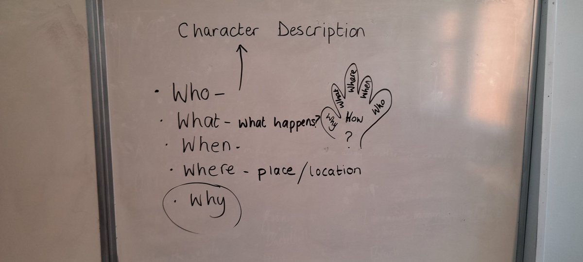 Jo and Tom are <a href="/YARSmerseyside/">YARS</a> this morning doing English with the guys, we are working on the 5 w's...