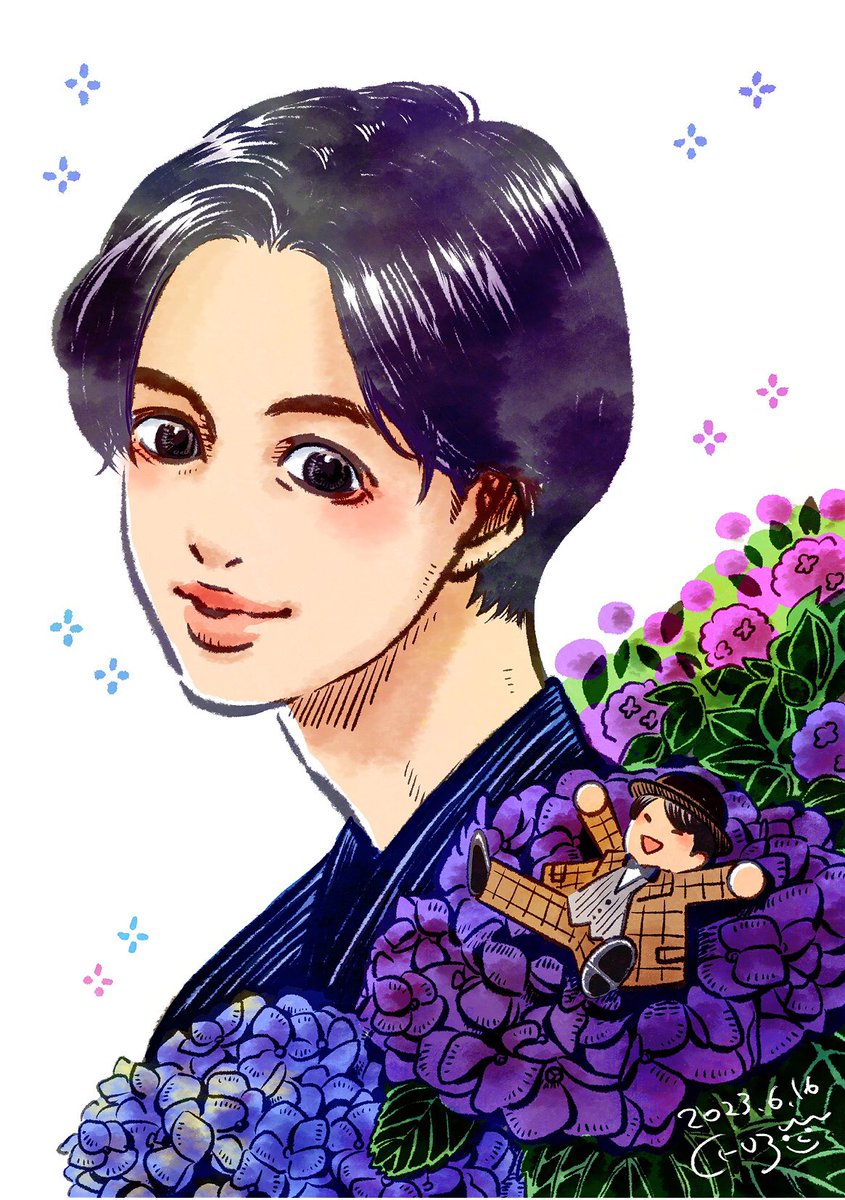 「らんまん」竹雄とミニ万太郎🌼

あさイチでFAX貼られなかったけど描けて満足☺️ 