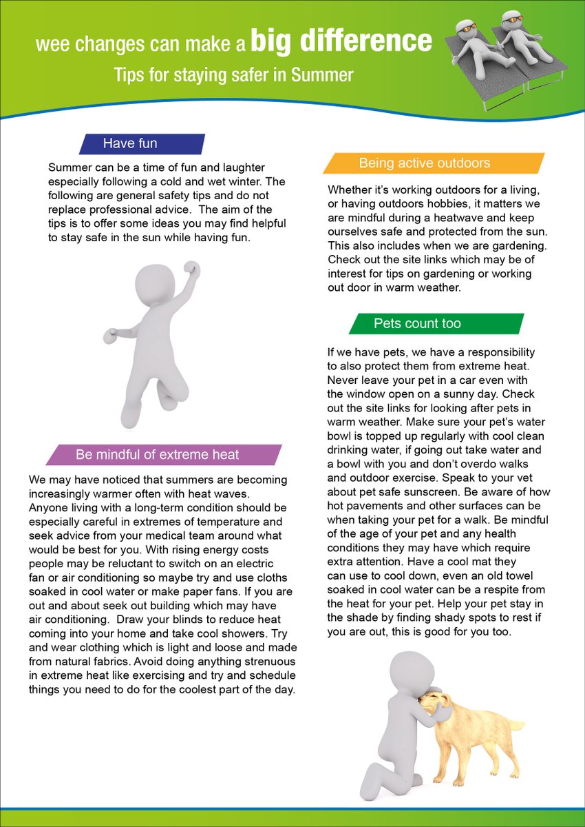 #StaySafe in the sun, some wee tips may be of value