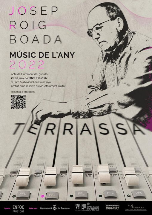 El proper dijous 22 de juny, a les 19:00 tindrà lloc l'acte de lliurament del guardó "Músic de l'any a Terrassa 2022" al Parc Audiovisual de Catalunya.
Entrades a entrapolis.com
Acte gratuït fins a omplir l'aforament.
entrapolis.com/.../acte-de-ll…...
