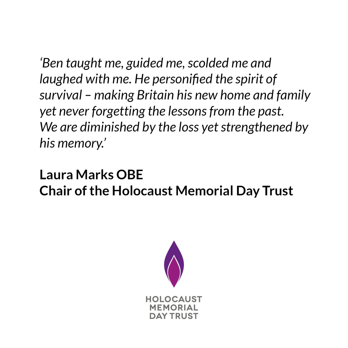 Holocaust Memorial Day Trust tweet media