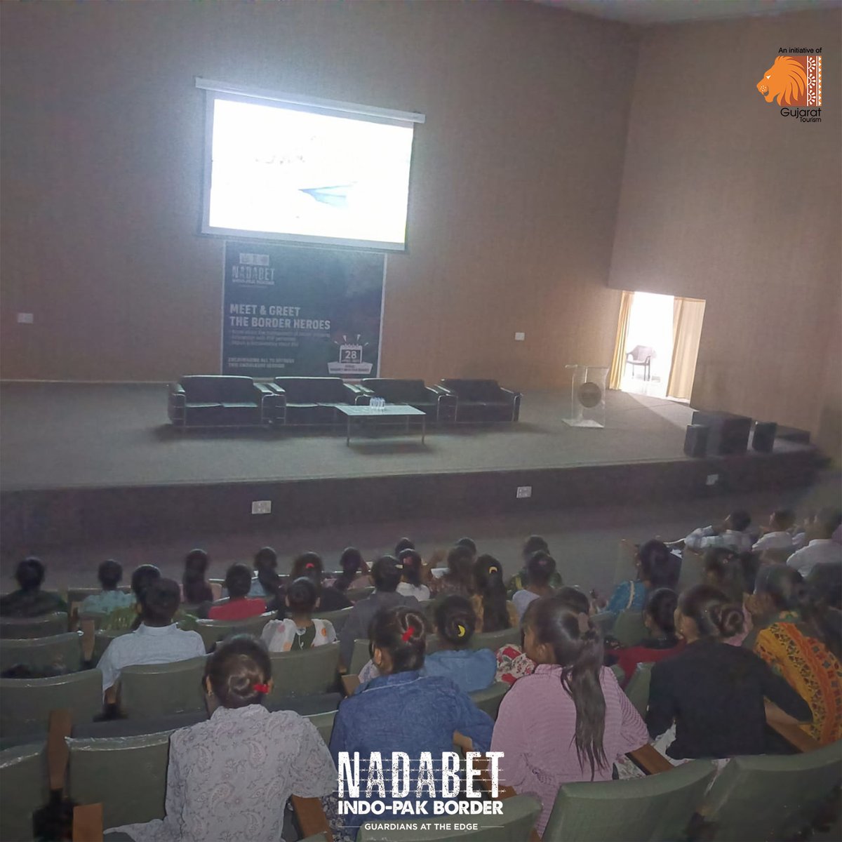 The event inspired and encouraged the participants to appreciate the vital role played by our armed forces in safeguarding the nation.

#meetandgreet #visitnadabet #IndoPakBorder #NadabetBorder #Gujarat #gujarattourism #exploregujarat #incredibleindia