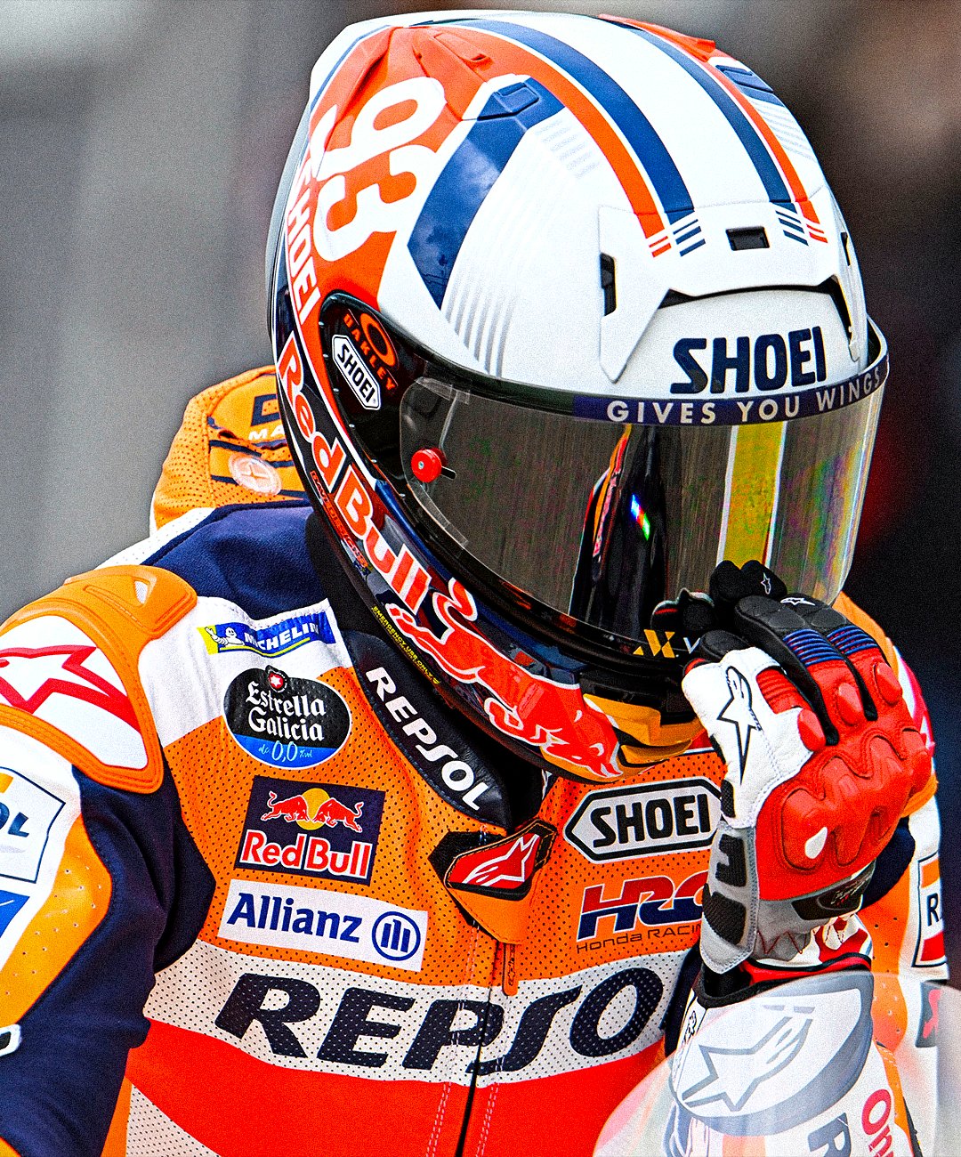 Marc hotsell marquez helmet