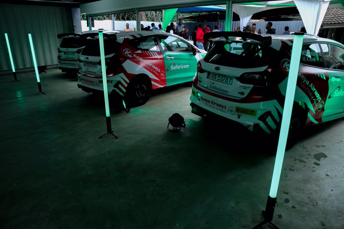 #ambientlighting for your events ! 😍. We totally crushed the #WRCSafariRally2023 team safaricom announcement set up this morning !