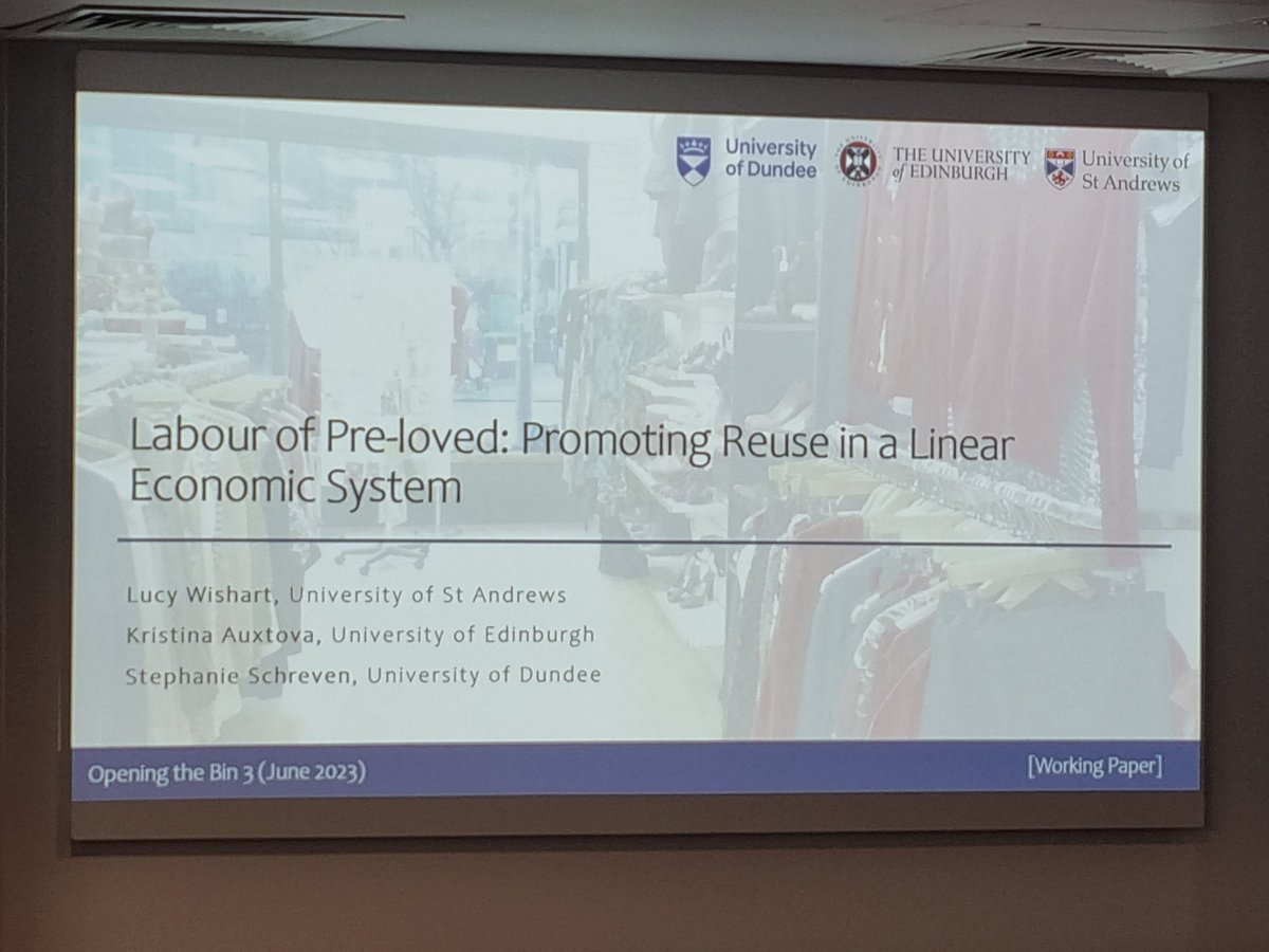 Bhavna Middha (@bhavna_middha) on Twitter photo <a href="/DrLucyJWishart/">Lucy Wishart</a> presenting on the second day of Opening the Bin 3 conference. How do we scale up the reuse economy beyond individual actions? #OTB3 <a href="/DrLucyJWishart/">Lucy Wishart</a> presenting on the second day of Opening the Bin 3 conference. How do we scale up the reuse economy beyond individual actions? #OTB3