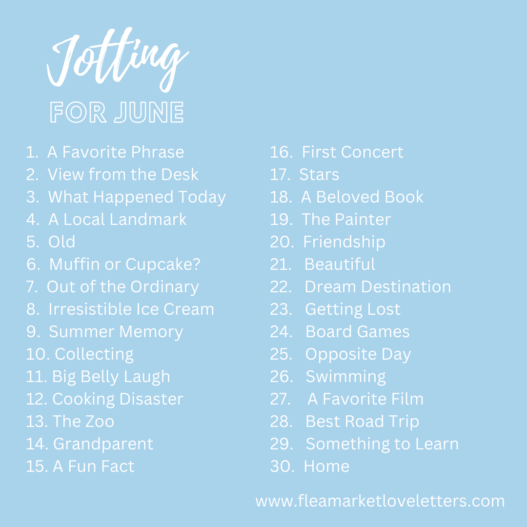 thelizmaguire's tweet photo. Here are the prompts! ποΈ They're for inspiration only so write to your hearts content! π #jottingforjune https://t.co/TpgiZd759t