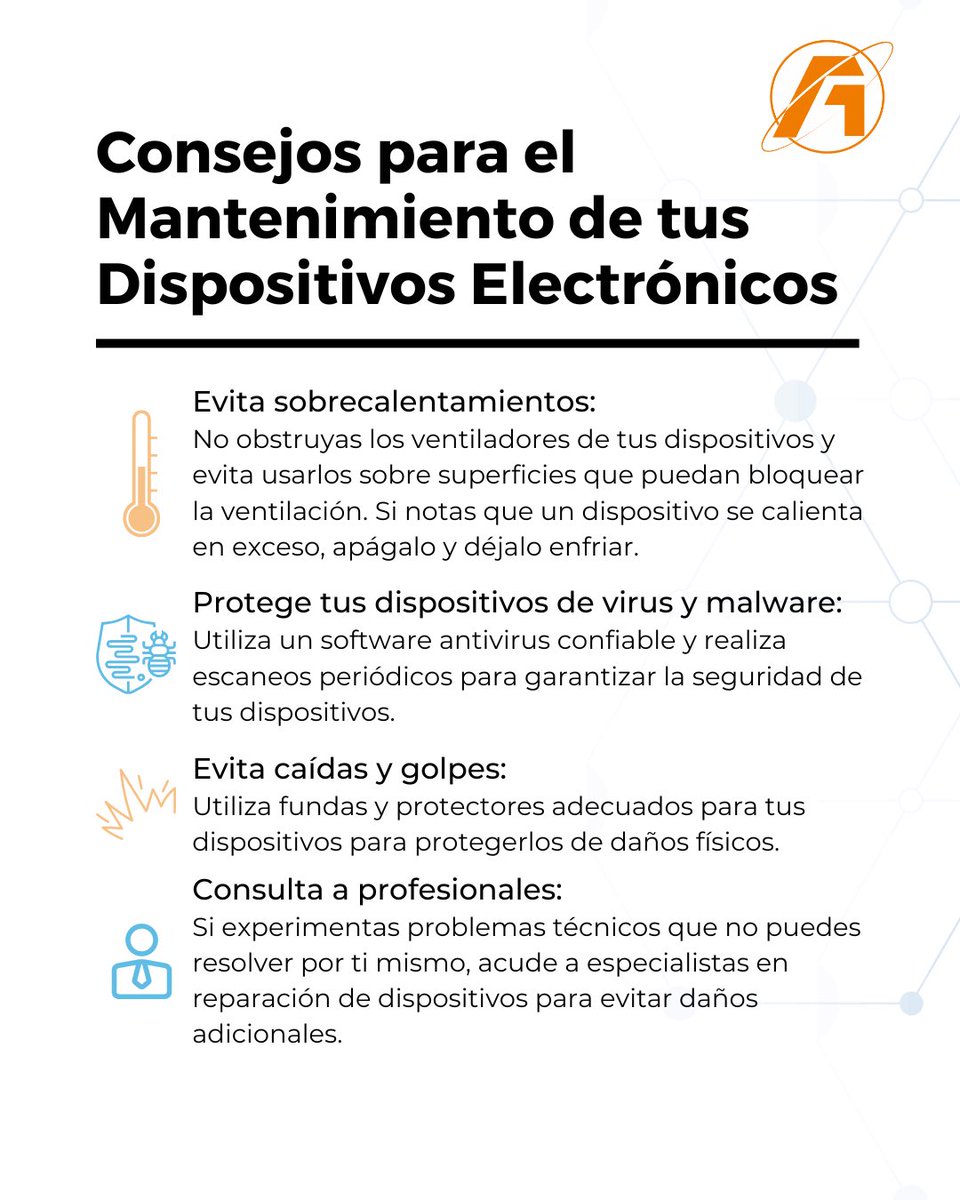 ASLE_Novatec's tweet image. ¡Mantén tus dispositivos en óptimas condiciones y maximiza su rendimiento! Si necesitas ayuda, ¡contáctanos para obtener soporte técnico profesional! 🛠️
