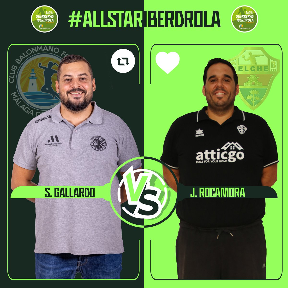 ⭐️ #AllStarIberdrola 𝟐𝟎𝟐𝟐/𝟐𝟑 - 𝑴𝑬𝑱𝑶𝑹 𝑬𝑵𝑻𝑹𝑬𝑵𝑨𝑫𝑶𝑹

♻️ RT: @suso_2020 (@BMMalagaCosta)
❤️ Me gusta: @RocamoraJoaquin (@cbm_elche)
 
#LigaGuerrerasIberdrola #SheLovesHandball