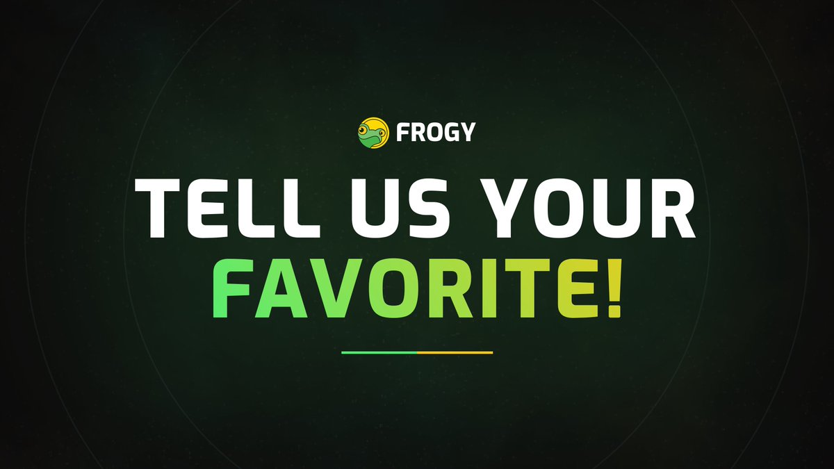 Just the perfect game for you, we are unlike any other! We filter our game types and selection to offer a highly rewarding journey for our beloved Frogies 🐸💚

Dont miss out the chance to test your luck! Experience the ultimate gaming adventure.

#frogygames $FROGY