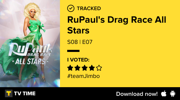 I've just watched episode S08 | E07 of RuPaul's Drag Race All Stars! #rupaulsdragraceallstars  tvtime.com/r/2R2J1 #tvtime