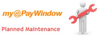 Please be aware that myePayWindow will be unavailable between 8pm and 10pm on Monday 19th June due to planned maintenance.