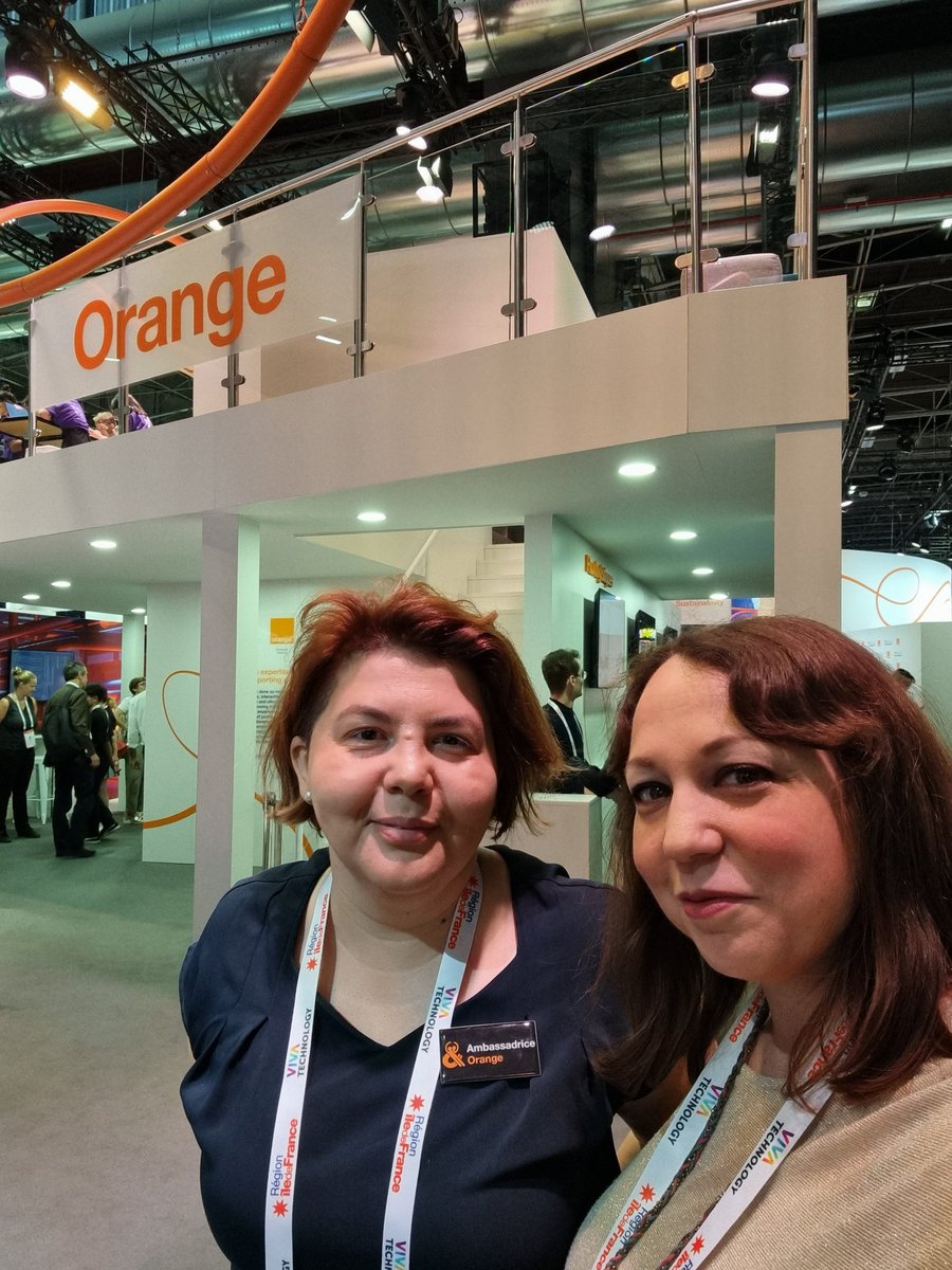 Ambassadeurs <a href="/orange/">Orange</a> au rdv à <a href="/Vivatech/">Viva Technology</a> 🤩