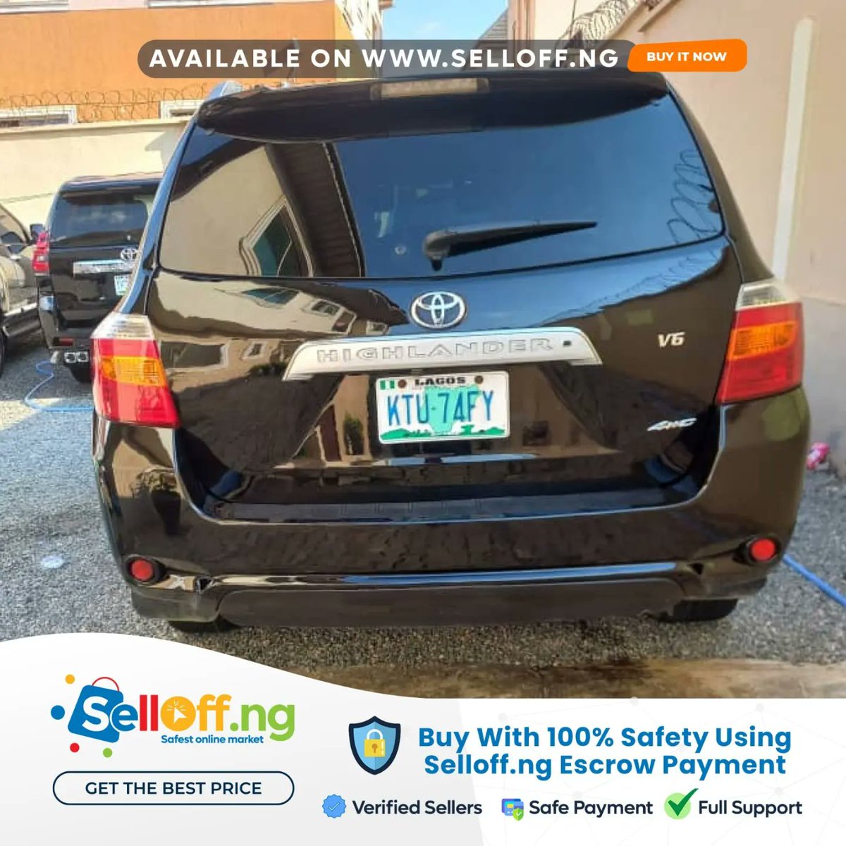 Selloffng's tweet photo. Neatly used (TOKUNBO STANDARD) Toyota Highlander, 2009 model 

Limited edition, V6 Engine with Thumbstart (Keyless Entry), reverse camera, Creamy Leather interior.
PRICE: ₦6,150,000

Visit our website via our bio to purchase. 

 Landlord Zenith Bank Ungrateful Canada BALOGUN https://t.co/VT46yUGt5c