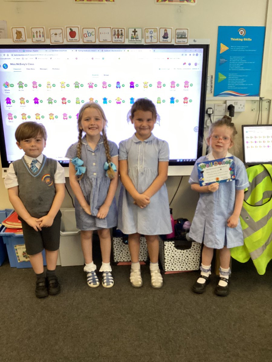 Well done to the certificate and golden rule winners in 1Mc!🥳👏☺️#lovelearnshine #stmcpscelebrate