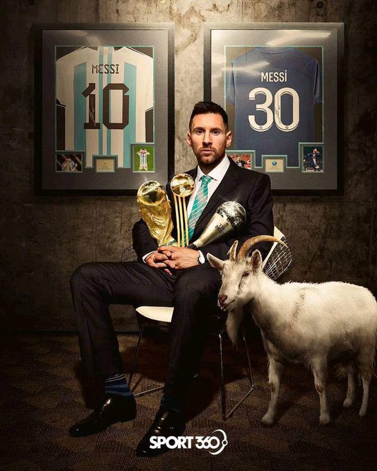 Lionel Messi'nin 2022/23 sezonu bitti. 

👕54 Maç
⚽38 Gol
🅰️25 Asist.
🥅54 maçta 63 G/A
🏆Dünya Kupası
🥇Dünya Kupası Altın Top 
🏆Ligue 1
🏆Fransa Süper Kupası 
🥇FIFA The Best 
🥇Laureus Yılın Sporcusu 
🥇İFFHS Yılın Oyun Kurucusu