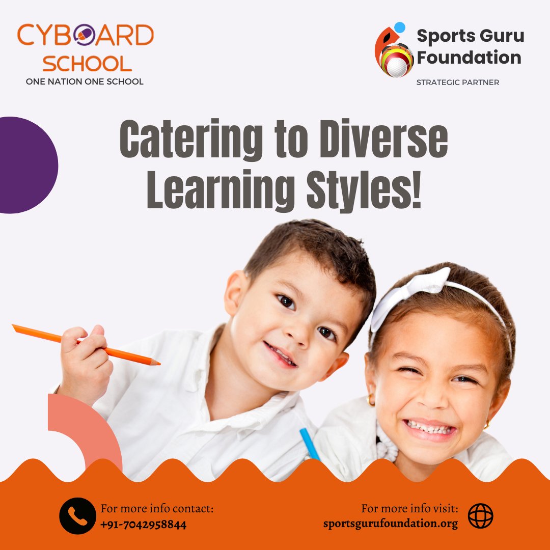 We believe that every child is unique and learns in their own special way.  🌟📚

#DiverseLearningStyles #InclusiveEducation #UniquePathsToSuccess  #IndividualizedLearning #NurturingTalents #ThriveTogether #CyboardSchool #learningthroughplay #sportswithacademics #parents