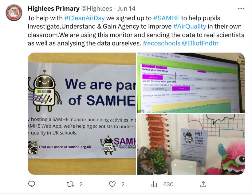 ElliotSchools's tweet photo. It was #CleanAirDay yesterday, but it's worth learning more about our environment any day... 

@Cavalry_Primary @JLAcademy1 @Highlees @George_Betts #ukedchat #InspiringSchools #inquiryed https://t.co/YuPNPz4LZu