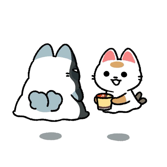 「三毛猫 座る」のTwitter画像/イラスト(新着)