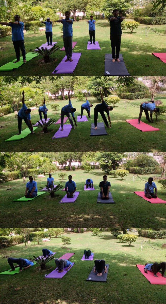 योग हमें स्वस्थ और सुखी बनाता है।9वें अंतर्राष्ट्रीय योग दिवस, 2023 के अन्तर्गत योग सप्ताह में @ STPIAllahabad के सभी कर्मचारियों ने #IDY2023 काउंट डाउन योग अभ्यास सत्र में भाग लिया | #InternationalDayofYoga2023 #YogaforVasudhaivaKutumbakam #YogaBharatMala  @arvindtw @purnmoon