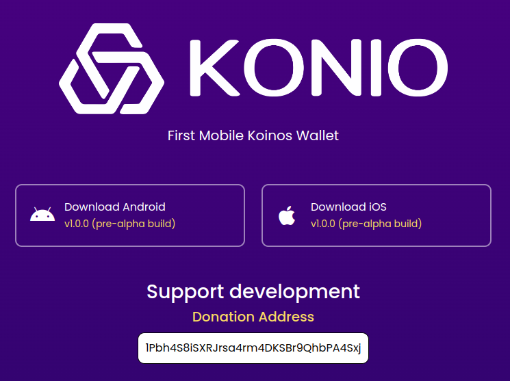sovrano_io's tweet photo. Epic moment for @koinosnetwork! The first mobile native iOS and Android wallet is among us!
Try it and give us your feedbacks using our social channels!

We also updated our roadmap and we are opened for development donations!

https://t.co/bbGNtxgPeC

@TheKoinosGroup $KOIN https://t.co/uDh2jpmxRS