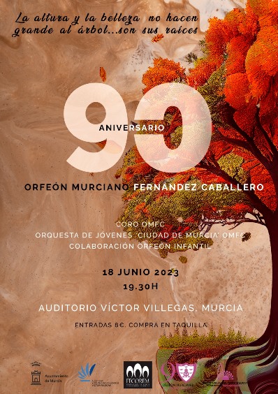 AUDITORIOMURCIA's tweet photo. El Orfeón Murciano Fernández Caballero celebra su 90 cumpleaños con un concierto el próximo domingo junto a la Orquesta de Jóvenes ‘Ciudad de Murcia’ y con la colaboración del Orfeón Infantil   

🗓️18 junio, 19:30H 
🎟️8€ https://t.co/RkAflyv4oX…

@OMFC_1933 https://t.co/KO2SDDWvJH