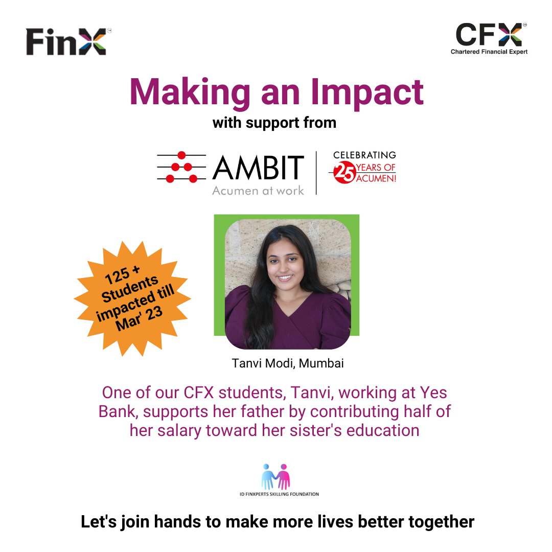 Thank you #AmbitOditiFoundation for your support in helping students achieve their dreams, and creating a brighter future for them.

#CSR #socialimpact #skillsdevelopment #firstgenerationcollegestudent #society #india #EmployabilitySkills  #YouthEmployment #EmpoweringYouth