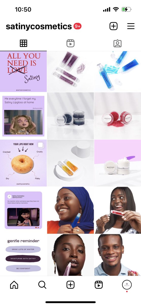 Love how the Satiny page is looking rn🥺
