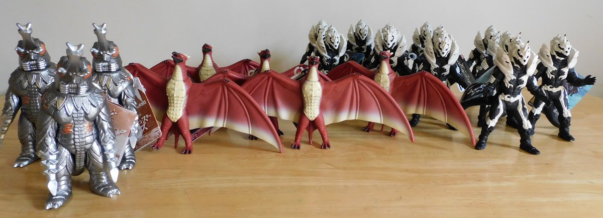 GregoryCordaro's tweet photo. NEW BANDAIS !
#Bandai 
#Sofubi 
#FireRodan 
#MonsterX 
#Megalon 
#Rodan 
#Toho 
#Godzilla https://t.co/1l7uKEj0bA