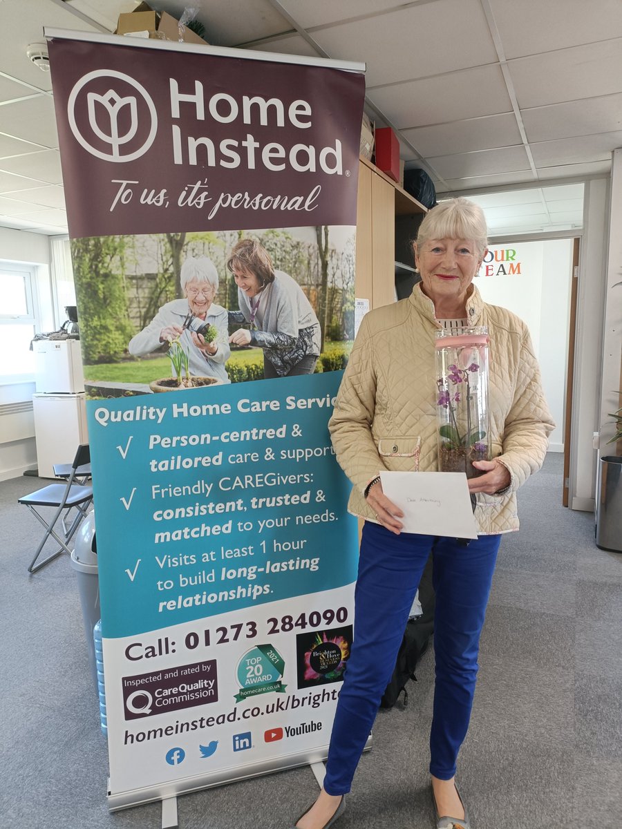 Congratulations to our lovely Care Professional, Dee, who recently celebrated her 6 year work-anniversary with us! 😃💜 #WorkAnniversary