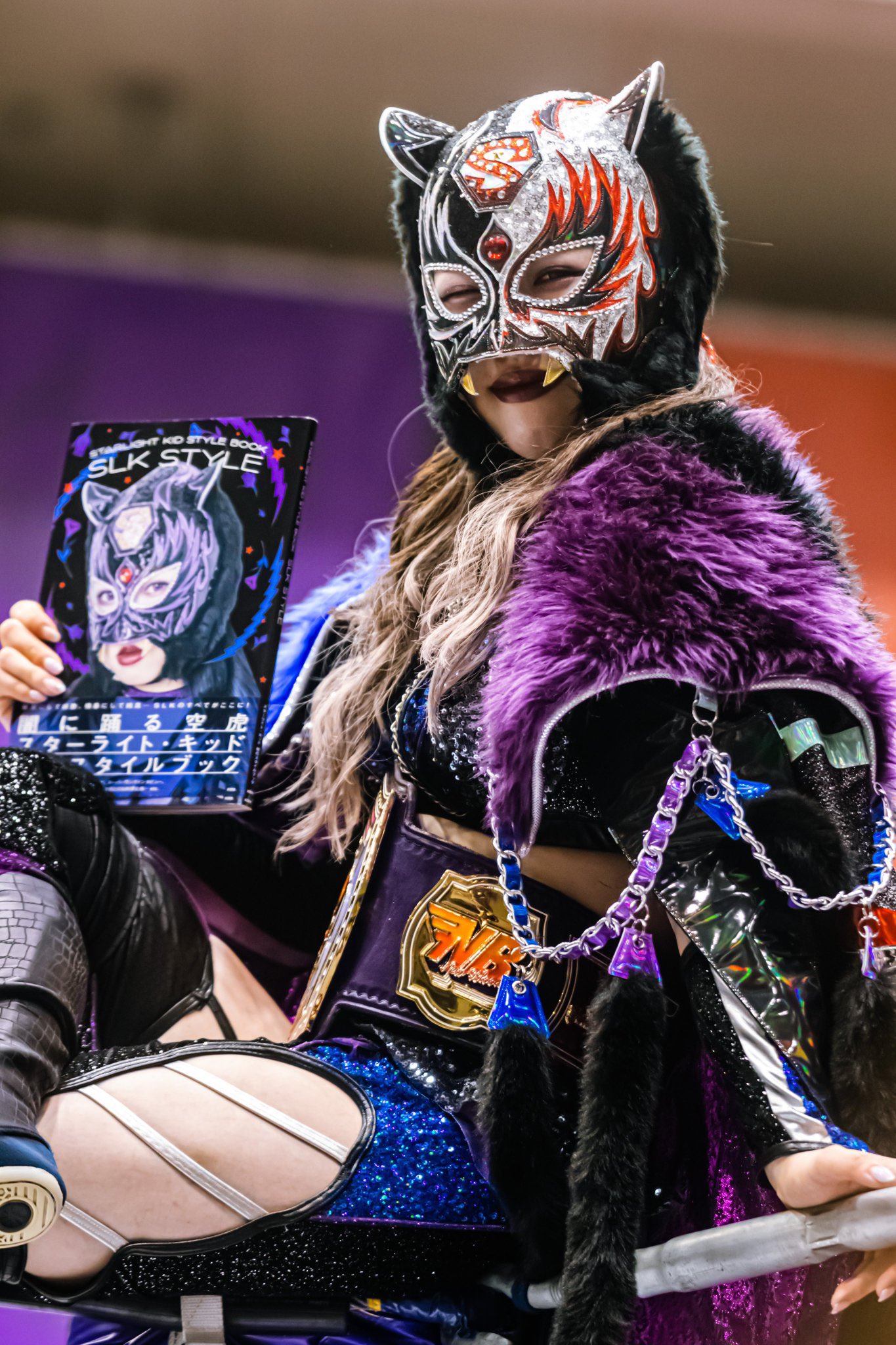 【査定済】スターダム　スターライトキッドマスク　直筆サイン入り 査定済】スターダム スターライトキッドマスク 直筆サイン入り