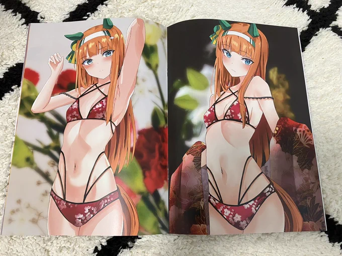 試し刷りした本が届きました!いい感じです! #ウマ娘
