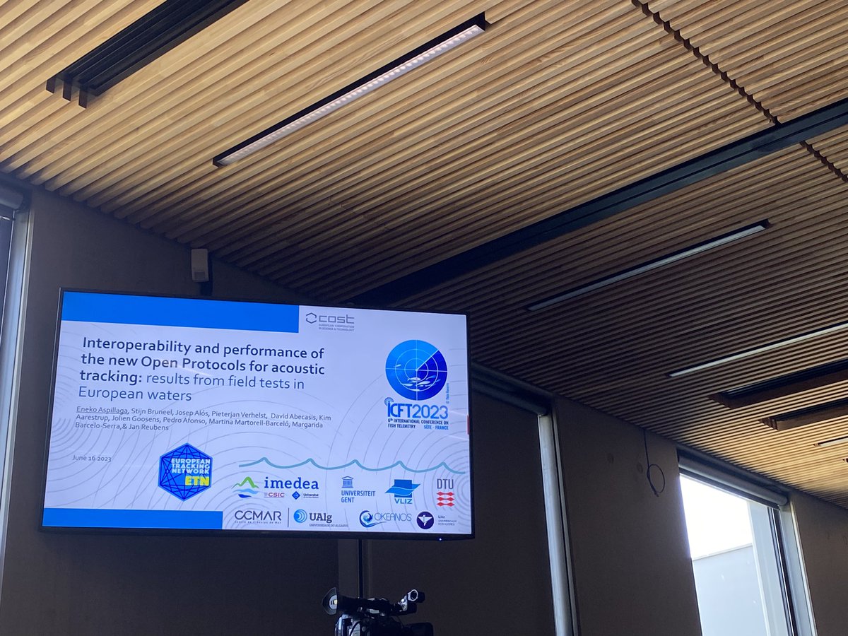 European Tracking Network (@aquatictracking) on Twitter photo <a href="/enekoasp/">Eneko Aspillaga</a> on scientific testing of the #acoustictelemetry Open Protocol developed to ensure compatibility across equipment from diff. manufacturers. Results: it works great, supports long-term research & follows the needs to the scientific community 🐟🙌
#trackingnotslacking <a href="/enekoasp/">Eneko Aspillaga</a> on scientific testing of the #acoustictelemetry Open Protocol developed to ensure compatibility across equipment from diff. manufacturers. Results: it works great, supports long-term research & follows the needs to the scientific community 🐟🙌
#trackingnotslacking