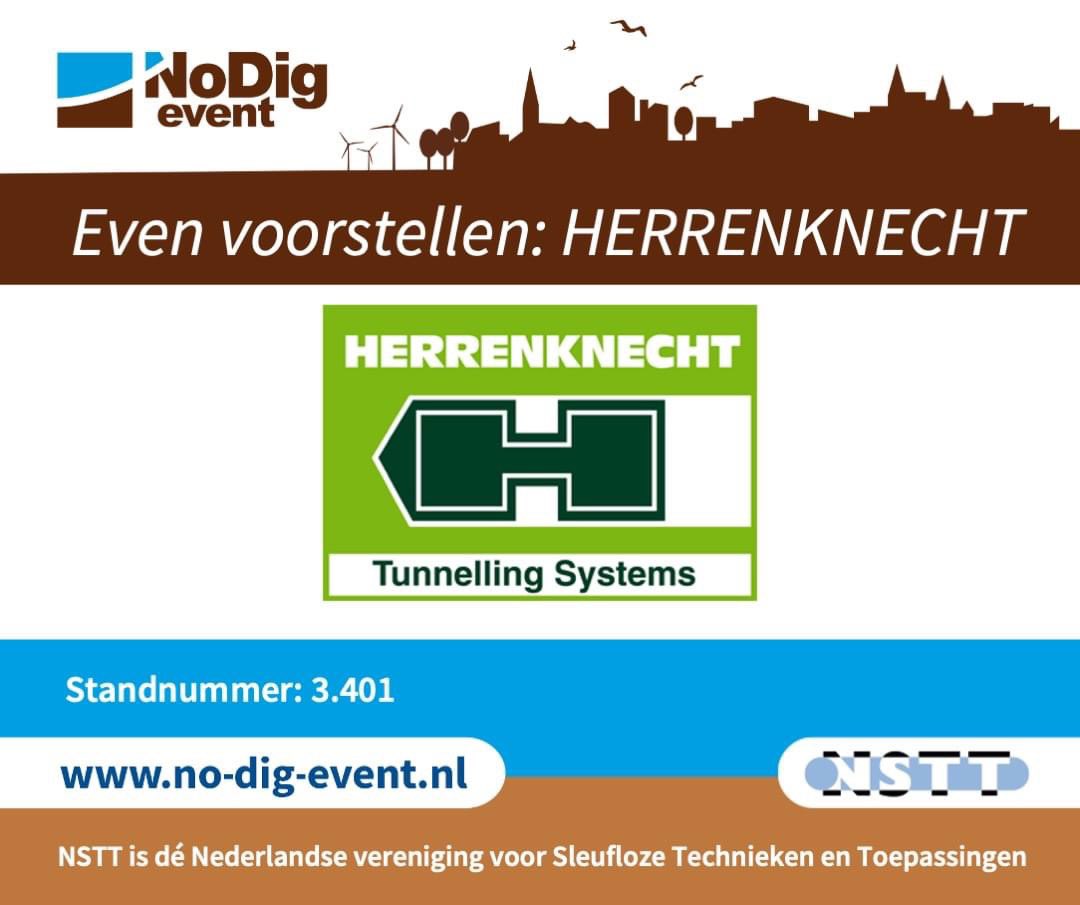 NoDigEvent's tweet image. Ons evenement op 11 en 12 okt wordt steeds spannender dankzij onze exposanten! We zijn verheugd om u te laten weten dat we al voor 95% volgeboekt zijn.

Vandaag willen we graag onze volgende deelnemer aan u voorstellen:Herrenknecht