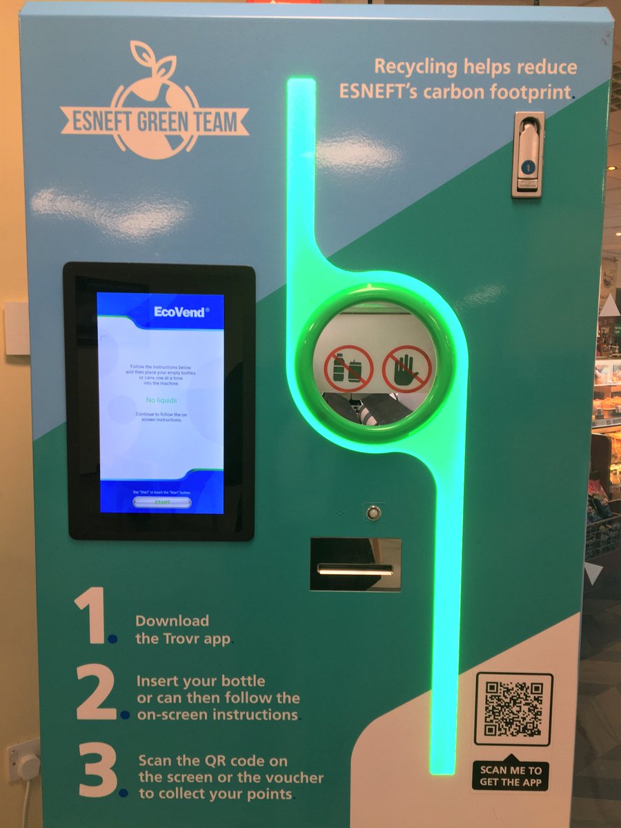 Want the chance to win a £10 gift card that can be used in Hospital shops (Costa, M&amp;S, Greggs, WHSmith)? 🎁
Well all you have to do is regularly recycle your plastic bottles or cans in our Reverse Vending Machine located in the outpatients entrance at Ipswich Hospital ♻️