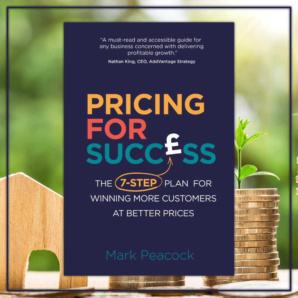 Pricing for Success - The 7-step plan for winning more customers at better prices

gazellebookservices.co.uk/products/97819…

Published by @therightbookcompany

#gazellebooks #recentlypublished #business #sales #accounting #management #marketing #reading #books