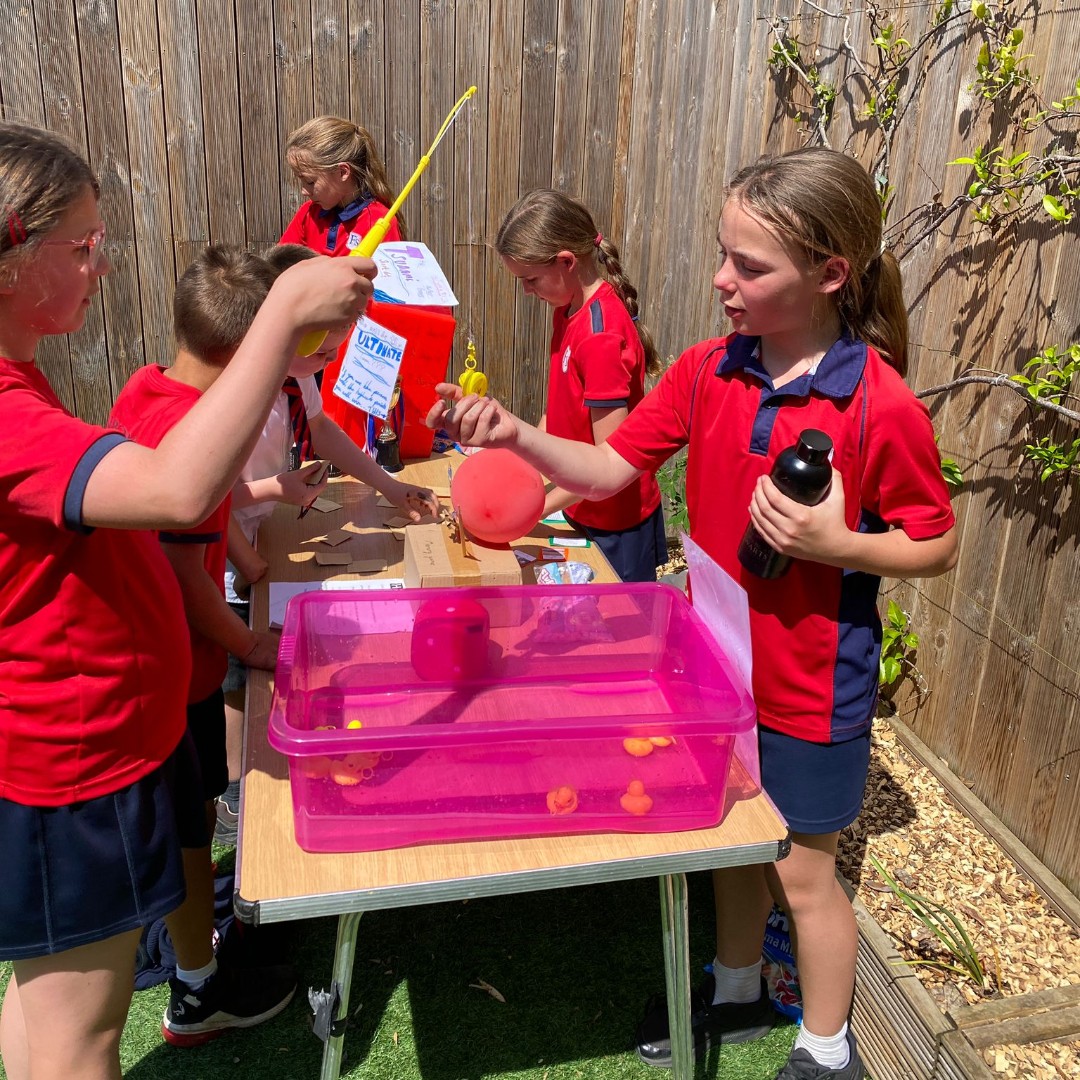 Prep 5 had a hugely successful afternoon of fundraising for the Red Cross yesterday. 
They welcomed the Prep School into the outdoor classroom where the children could enjoy an epic display of games created from Prep 5's learnings of natural disasters.  
 #finboroughschool