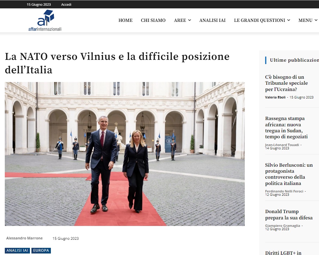 Alessandro Marrone (@alessandro__ma) on Twitter photo L' #Italia nella #NATO? Deve puntare alla carica di Vice Segretario Generale. Perchè e come nel mio poco diplomatico articolo per <a href="/AffInt/">AffarInternazionali</a>:
affarinternazionali.it/la-nato-verso-…
<a href="/santangelo_s/">Salvatore Santangelo</a> <a href="/GermanoDottori/">Germano Dottori</a> <a href="/arturo_varvelli/">Arturo Varvelli</a> <a href="/AndreaManciulli/">Andrea Manciulli</a> <a href="/Pierodeluca/">Piero De Luca</a> <a href="/luca_tardelli/">Luca Tardelli</a> <a href="/Gianluca_1967/">Gianluca Pastori</a> <a href="/fscodeleo/">Francesco De Leo</a> L' #Italia nella #NATO? Deve puntare alla carica di Vice Segretario Generale. Perchè e come nel mio poco diplomatico articolo per <a href="/AffInt/">AffarInternazionali</a>:
affarinternazionali.it/la-nato-verso-…
<a href="/santangelo_s/">Salvatore Santangelo</a> <a href="/GermanoDottori/">Germano Dottori</a> <a href="/arturo_varvelli/">Arturo Varvelli</a> <a href="/AndreaManciulli/">Andrea Manciulli</a> <a href="/Pierodeluca/">Piero De Luca</a> <a href="/luca_tardelli/">Luca Tardelli</a> <a href="/Gianluca_1967/">Gianluca Pastori</a> <a href="/fscodeleo/">Francesco De Leo</a>