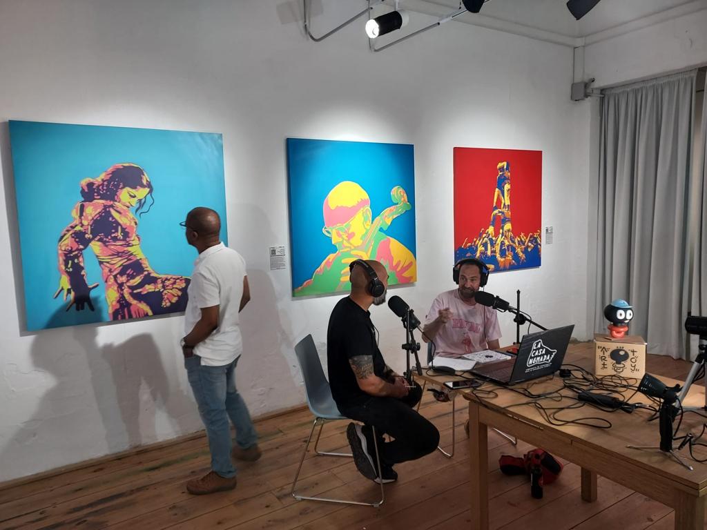 FundaCoromina's tweet photo. Algunes imatges de la inauguració de 'Catapop' d'@elxupet a l'Espai Isern Dalmau de Barcelona✨ https://t.co/68kOwbX8DD