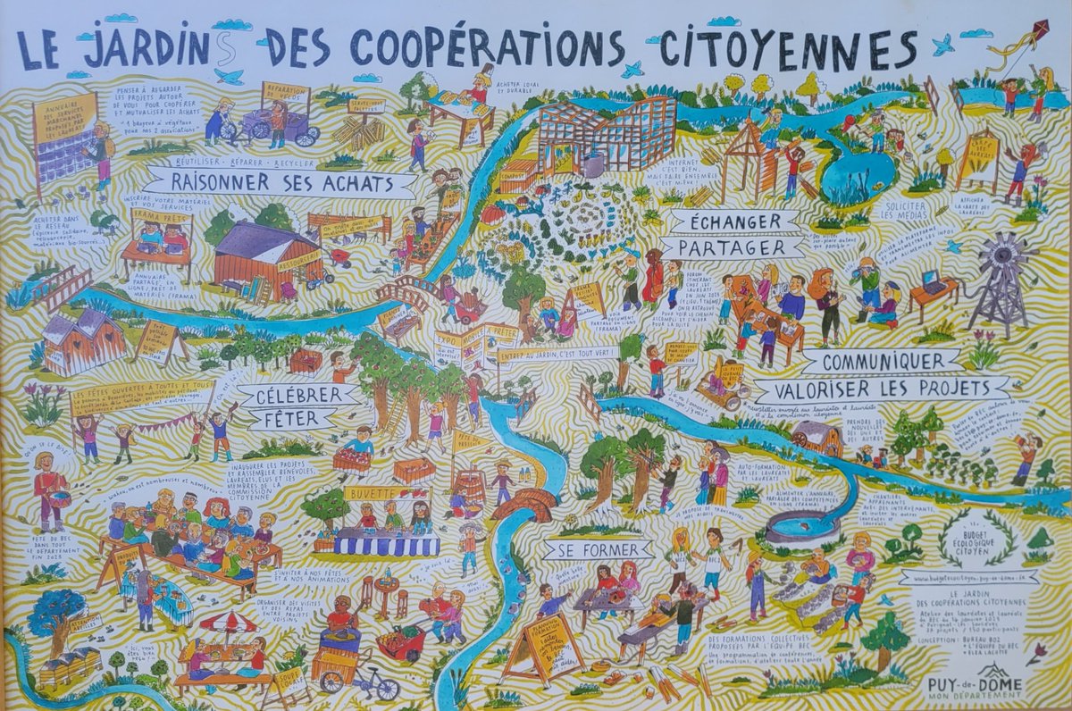 LeRoseau63's tweet photo. Le Roseau participe avec 12 autres projets au forum itinérant du #bec63 du @Departement63, accueilli à la forêt-jardin de Saint-Genest-Champanelle. Un riche bilan à mi-étape ! https://t.co/ZJEUMLMKiJ