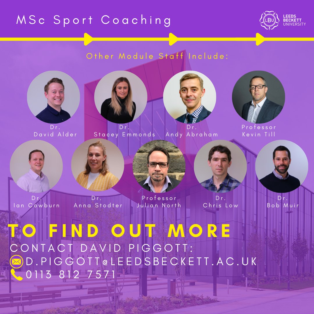 We are always keen to hear from coaches from underrepresented groups.
A first degree is not essential. We have a history of supporting coaches on the MSc who came to us with a strong CV of experience and high level NGB awards.