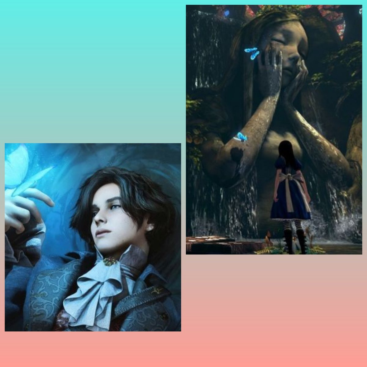 HEAR ME OUT
They have blue butterfly, they can be bestie 🥺? #LiesofP #AliceMadnessReturn