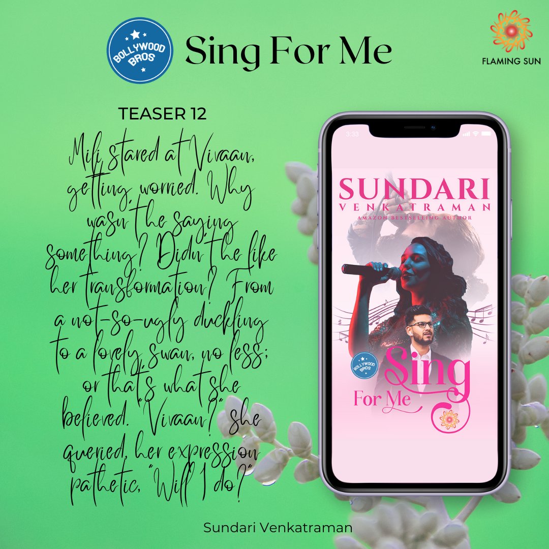 Book no.   61: SING FOR ME (Bollywood Bros 1) #indiebooks #RomanceNovel #SingForMe #BollywoodBros #Romance #KindleUnlimited They held onto each   other like two lost children in the middle of a forest, each thinking of the   best way to woo the other amazon.com.au/dp/B0BGMLNP1R